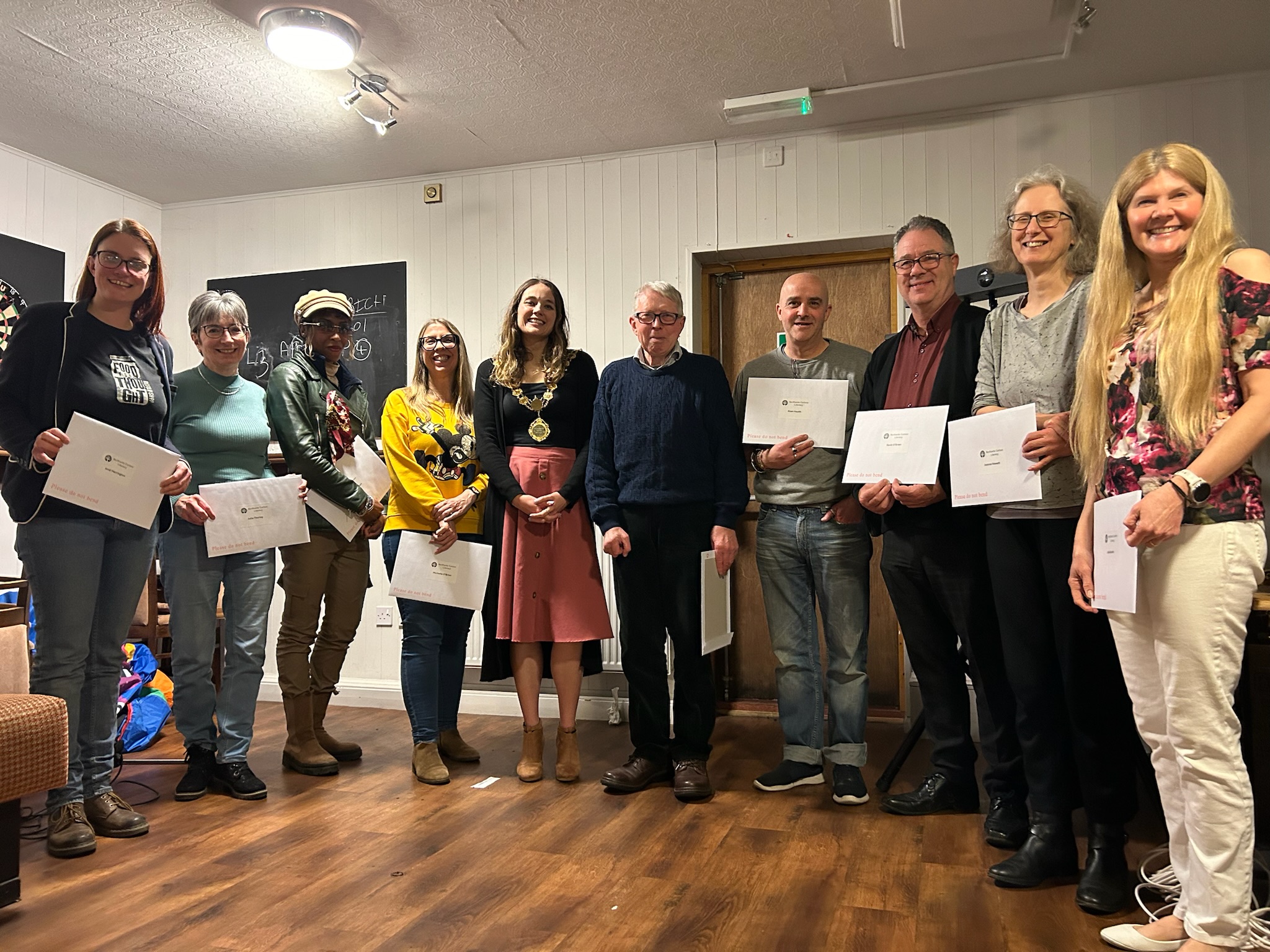Northants Carbon Literacy Certification Awards with Mayor of Kettering